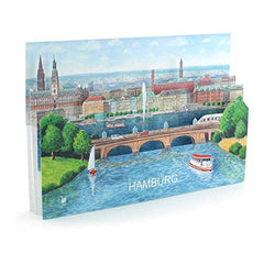 HAMBURG Pop-Up-Karte