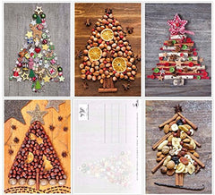 50 x  RETRO Weihnachtskarten-Set