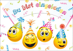 10 x  LET´s HAVE a PARTY Geburtstagseinladungen