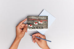 50 x  ELCHE Weihnachtskarten-Set