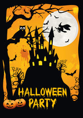 12 x  HALLOWEEN Geburtstagseinladungen