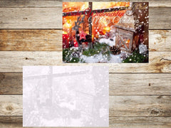 24 x  NOSTALGIE Weihnachtskarten-Set