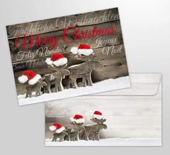 15 x  NOSTALGIE Weihnachtskarten-Set